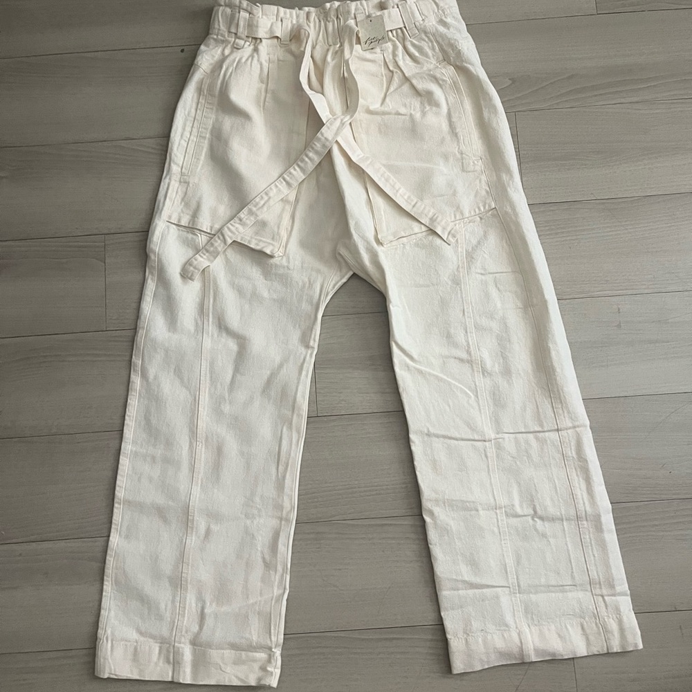NWT Free People Linen Pants Medium